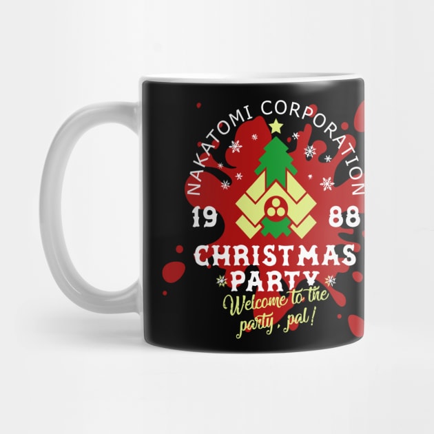 Die Hard Nakatomi Corp Christmas Party by joeysartworld